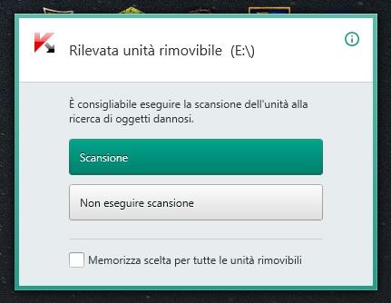 [Guida] Come abilitare o disabilitare la scansione automatica delle unità USB in [Kaspersky]