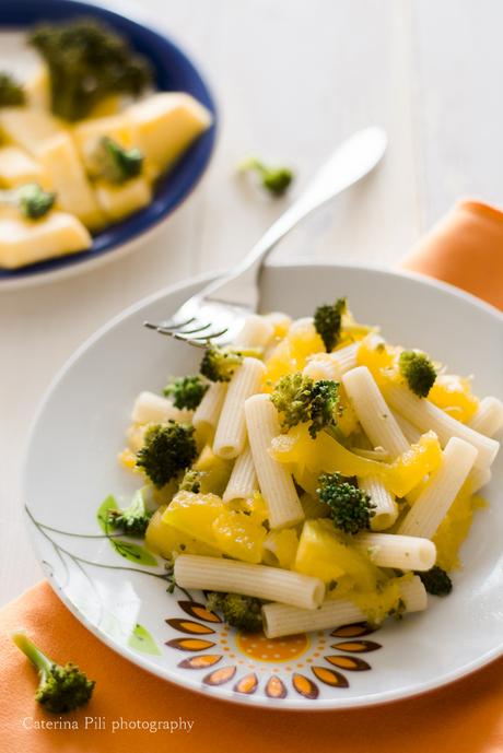 Pasta gluten free con zucca e broccoli