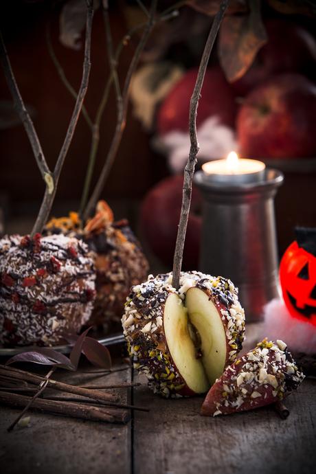 MELE al CARAMELLO SENZA ZUCCHERO e CIOCCOLATO per Halloween |Vegan