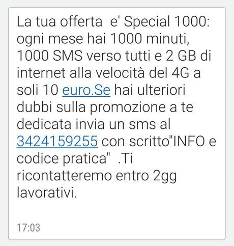 Vodafone Special 1000 con 2 GB di internet LTE a 10 euro per tutti!