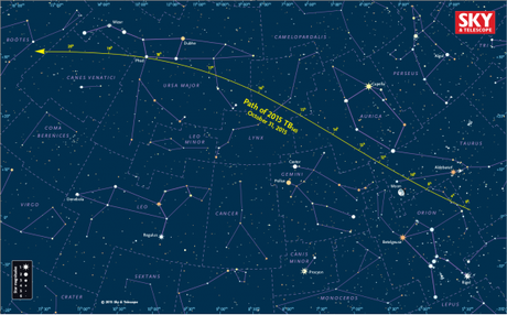 Il radar vede 2015 TB145, probabilmente lo scheletro di una cometa estinta