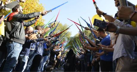 Sky Cinema Star Wars, a Lucca la battaglia delle spade laser per il lancio del canale