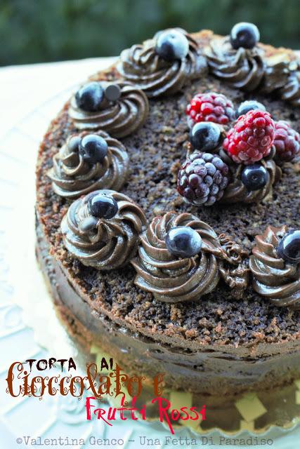 Torta Al Cioccolato E Frutti Rossi