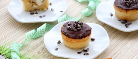 Muffin ripieni di crema al latte