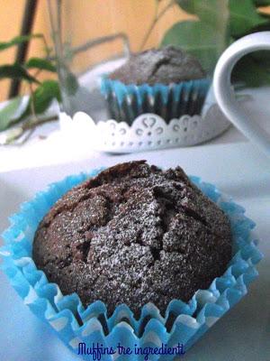 I Muffins con solo tre ingredienti