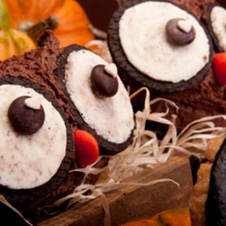 I dolcetti di Halloween: Muffin a forma di gufo.