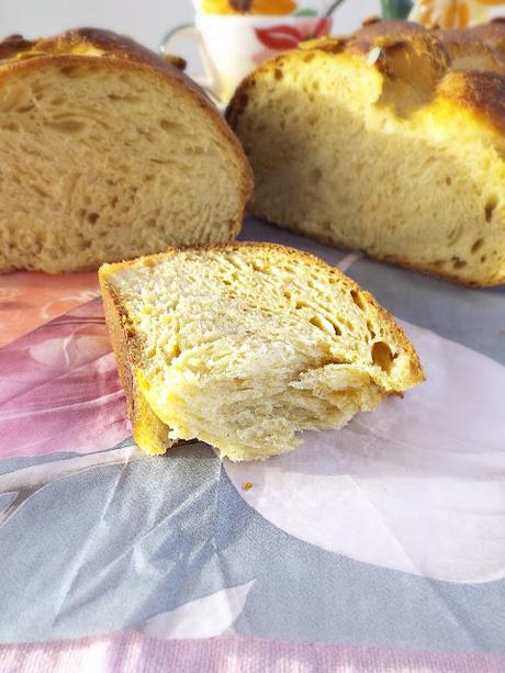 Treccia (finta) brioche al latte e zucca