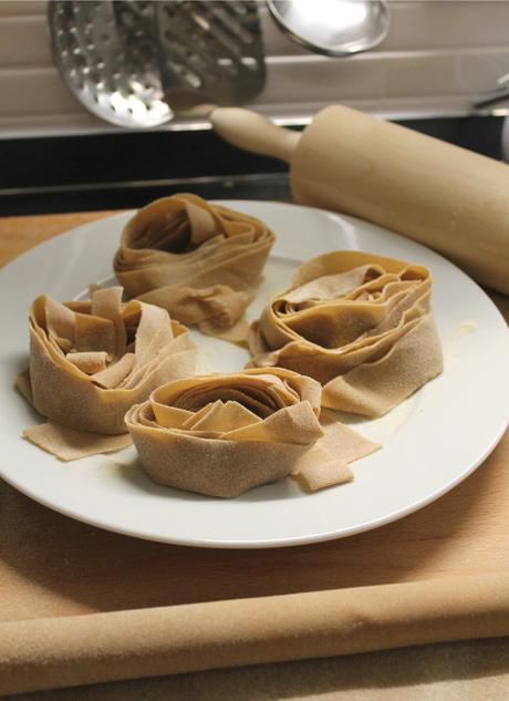 Pappardelle con farina di castagne