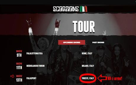 SCORPIONS Live al PalaTrieste con il “Return to Forever - 50th Anniversary” Tour