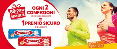 80 voglia di benessere: vinci un'esperienza di benessere con Yakult