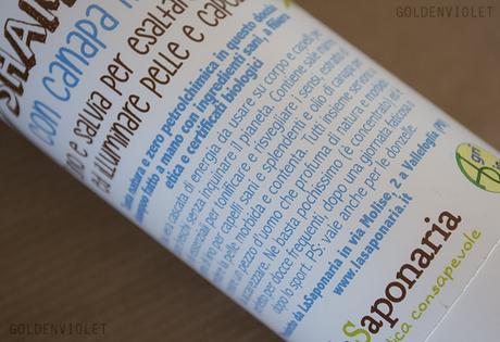 La Saponaria ~ Let it shine bio doccia shampoo