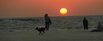 tramonto a Tel Aviv