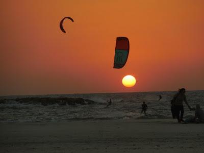 tramonto a Tel Aviv