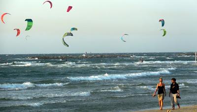 tramonto a Tel Aviv