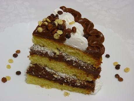 Torta all'arancia con ganache al cioccolato