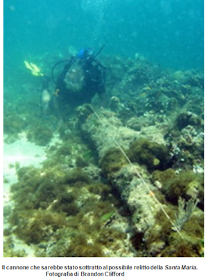 Archeologia. Scoperto al largo di Haiti il relitto della Santa Maria? 500 anni dopo il naufragio, un team di subacquei guidato da Barry Clifford ha annunciato di aver rinvenuto i resti dell'ammiraglia di Cristoforo Colombo.