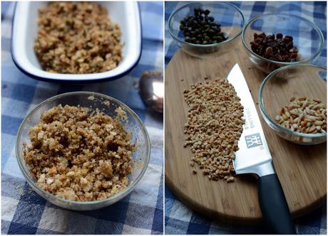 Comfort Food: il TUO cibo della Felicità! Sardine ripiene di couscous al coriandolo, con uvetta e pinoli