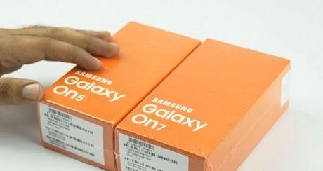 Samsung Galaxy On5 e On7 protagonisti di un primo video unboxing