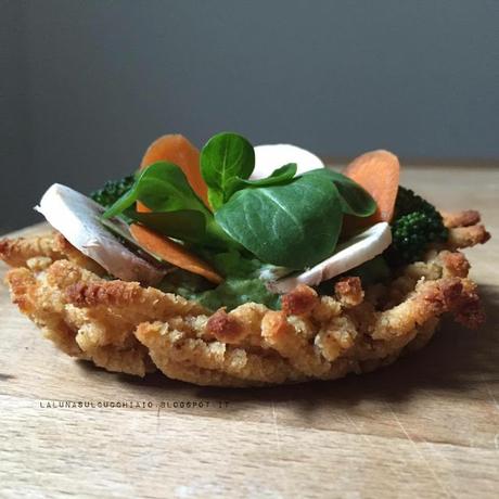 Tartellette di passatelli con verdure