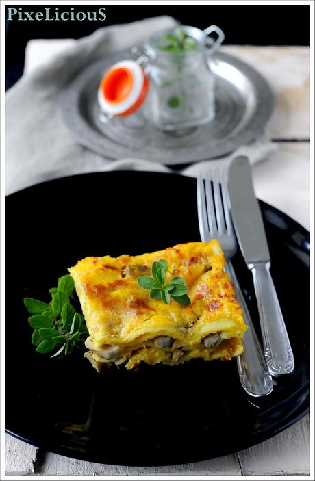 Lasagne con Zucca e Funghi Porcini