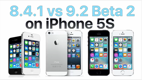 Speed test tra iOS 9.2 beta 2 vs iOS 8.4.1, chi sarà il più veloce tra iPhone 4s, iPhone 5 e 5S?