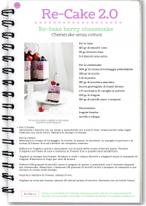 Torta di frutti rossi senza cottura – No-bake berry cake