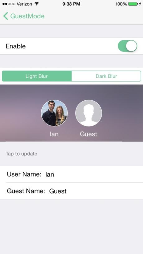 Cydia (iOS 9.x.x) – GuestMode si aggiorna correggendo alcuni problemi [Aggiornato Vers. 3.0.1]