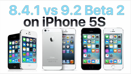 iOS 9.2 beta 2 vs iOS 8.4.1 – Speed test su iPhone 4s, iPhone 5 e 5S chi sarà il più veloce?