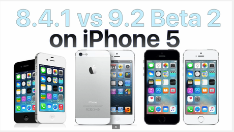 iOS 9.2 beta 2 vs iOS 8.4.1 – Speed test su iPhone 4s, iPhone 5 e 5S chi sarà il più veloce?