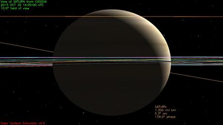 Una strepitosa aurora extraterrestre ripresa dalla sonda della NASA Cassini