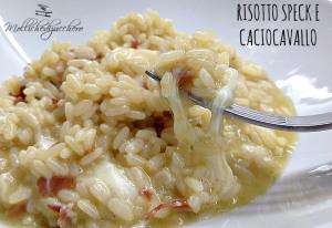 risotto speck e caciocavallo