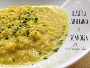 risotto zafferano e scamorza