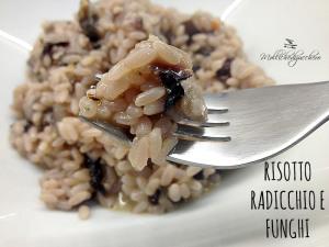 risotto radicchio e champignon