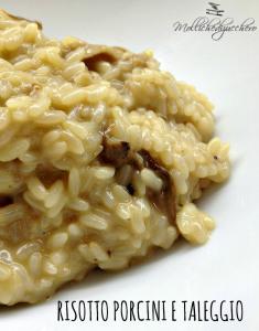 risotto porcini e taleggio