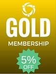 5% twago gold membership