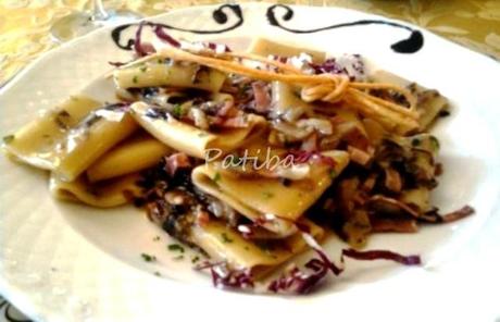 paccheri speck radicchio