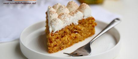 Torta alla zucca e mandorle