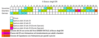 Calendario Il Bosco degli Elfi