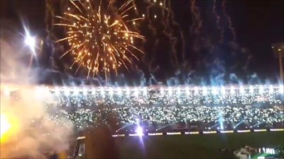 (VIDEO)Amazing atmosphere in Copa Argentina 2015 Final between Rosario Central and Boca Juniors! 5.11.2015