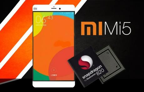 Xiaomi Mi 5 alimentato da Snapdragon 820: lancio previsto per il 3 dicembre