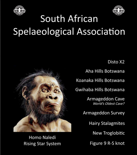 La scoperta dell’Homo Naledi su BULLETIN OF THE SOUTH AFRICAN SPELAEOLOGICAL ASSOCIATION