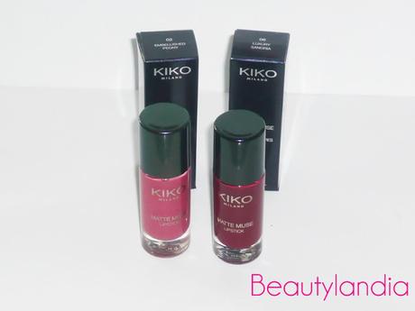 KIKO - Matte Muse Lipstick 02, 06 recensione e swatches-