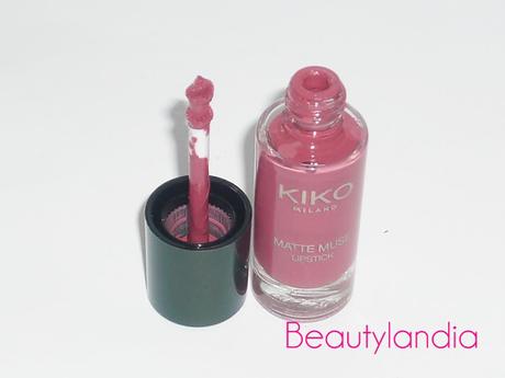 KIKO - Matte Muse Lipstick 02, 06 recensione e swatches-
