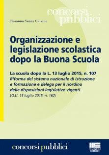 Organizzazione e legislazione scolastica dopo la Buona Scuola