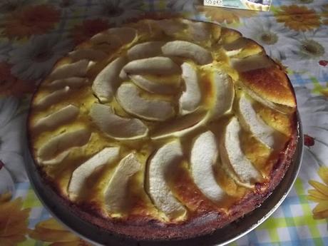 TORTA  DI MELE CON SUCCO DI ARANCIA