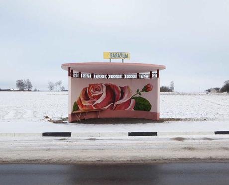 FOTOGRAFIA: Le fermate degli autobus in Biellorussia