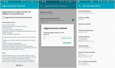 Samsung Galaxy Note 4 riceve un minor update in Italia : trattasi della versione build N910FXXU1C0J3 basata su Android 5.1 Lollipop Samsung Galaxy Note 4 riceve un minor update in Italia (N910FXXU1C0J3) Samsung Galaxy Note 4 riceve un minor update in Italia (N910FXXU1C0J3) Samsung Galaxy Note 4 riceve un minor update in Italia (N910FXXU1C0J3) note 4 lollipop main