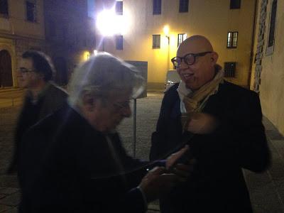 Ricordando Burri con Giancarlo Giannini a San Miniato