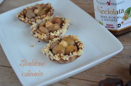 Tartellette di nocciole e castagne