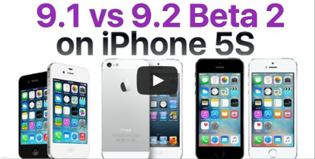 Nuovo speed test tra iOS 9.2 beta 2 vs iOS 9.1 effettuato su iPhone 4s, iPhone 5 e 5s
